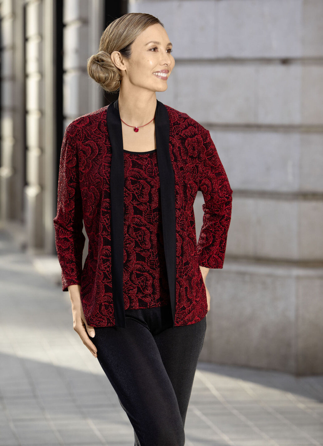 Shirt-Tunika in 2-in-1-Optik