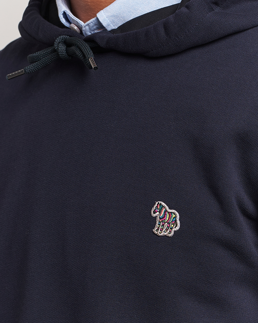 PS Paul Smith Zebra Organic Cotton Hoodie Navy