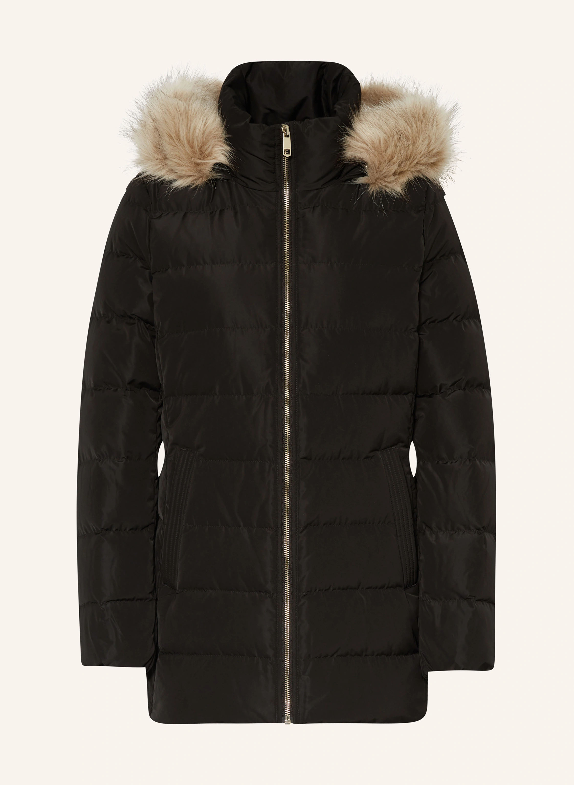 TOMMY HILFIGER Daunenjacke HERITAGE DOWN TYRA mit Kunstpelz