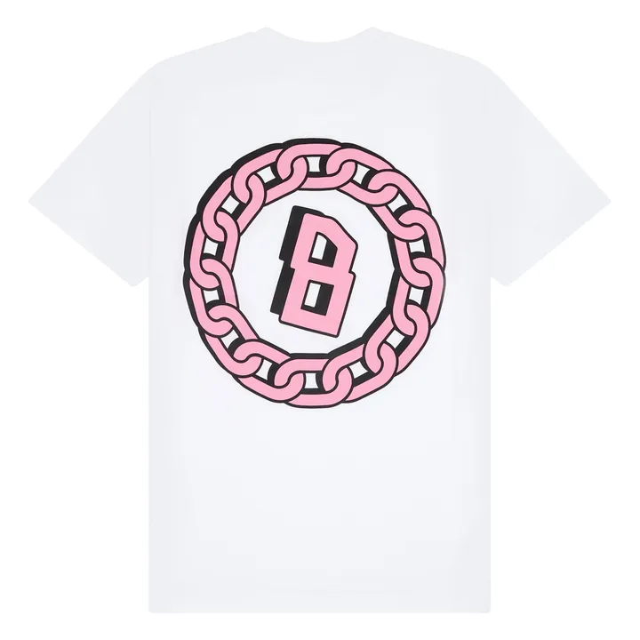 Bisous Skateboards Collaboration Bisous x Atelier de Nîmes - T-shirt ADN | Blanc