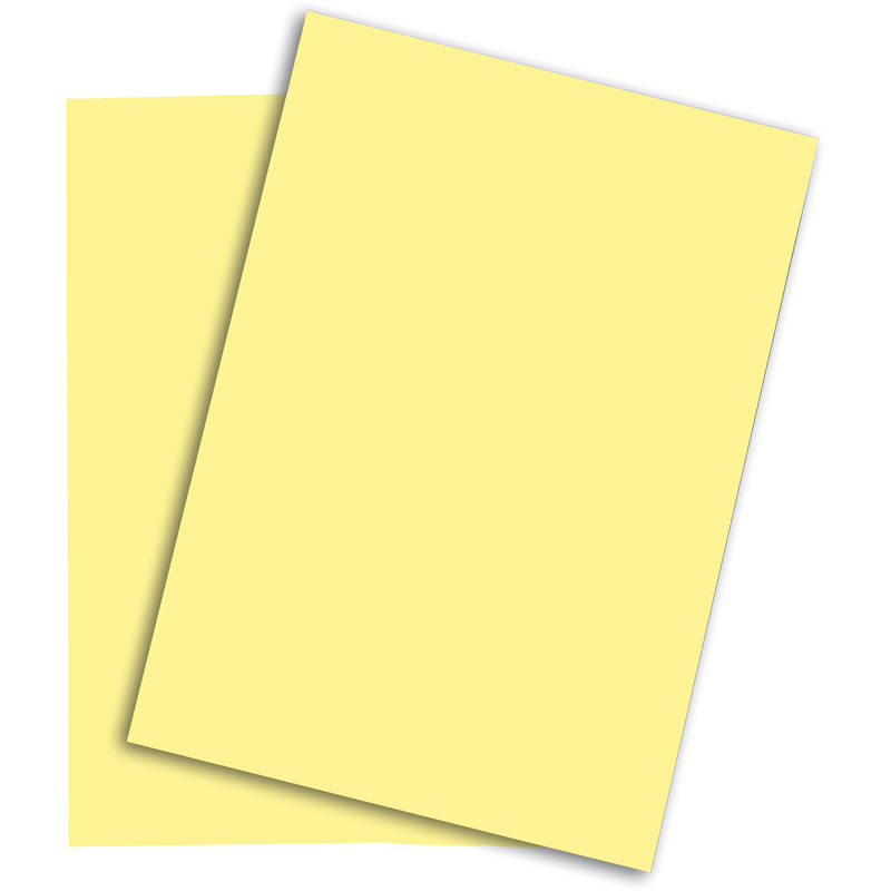 Rainbow Papier farbig, A4, 80 g/m², hellgelb