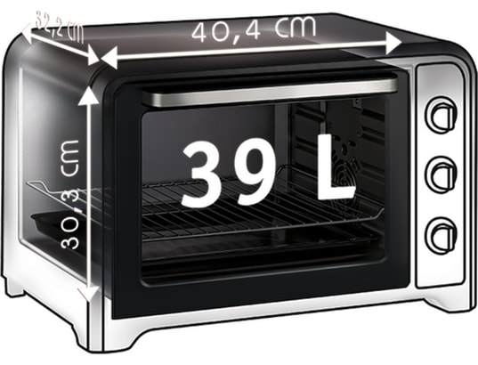 MOULINEX - Mini four OX484810 Optimo 39L