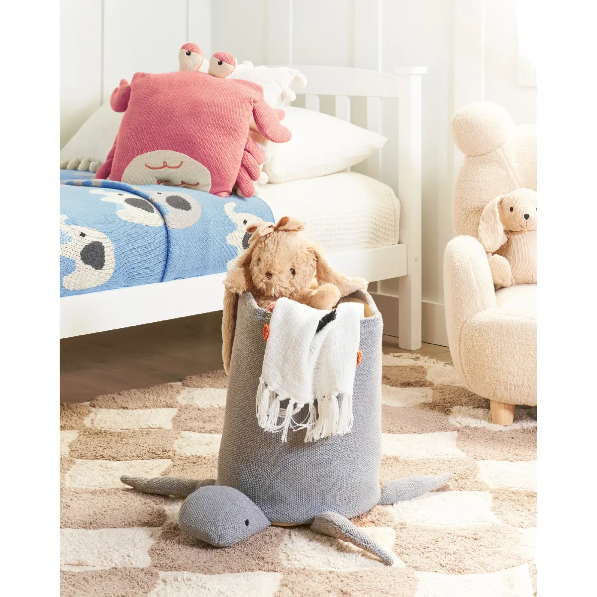 Beliani TANDA - Panier de rangement pour enfants