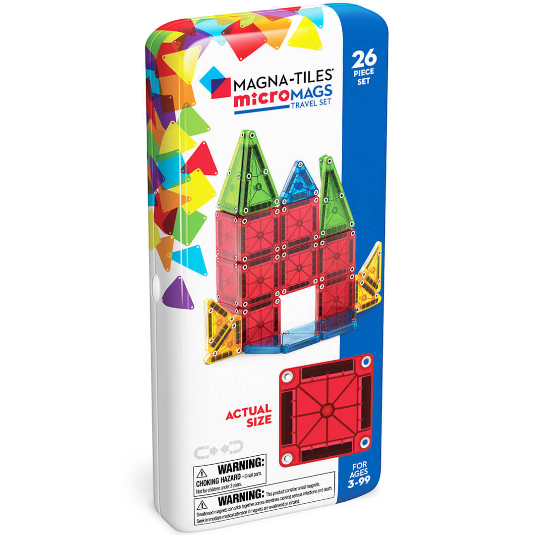 Magna-tiles micromags travel set