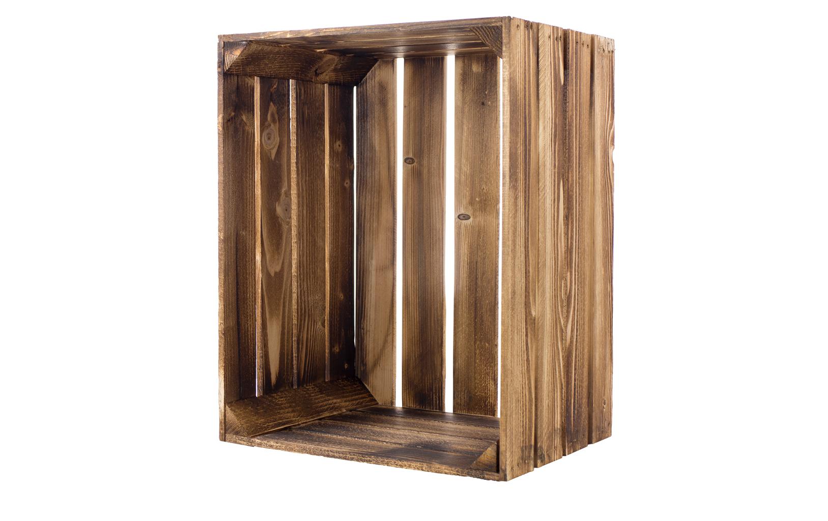 Holzharasse Vintage geflammt 40 x 50 cmObstharasse Vintage