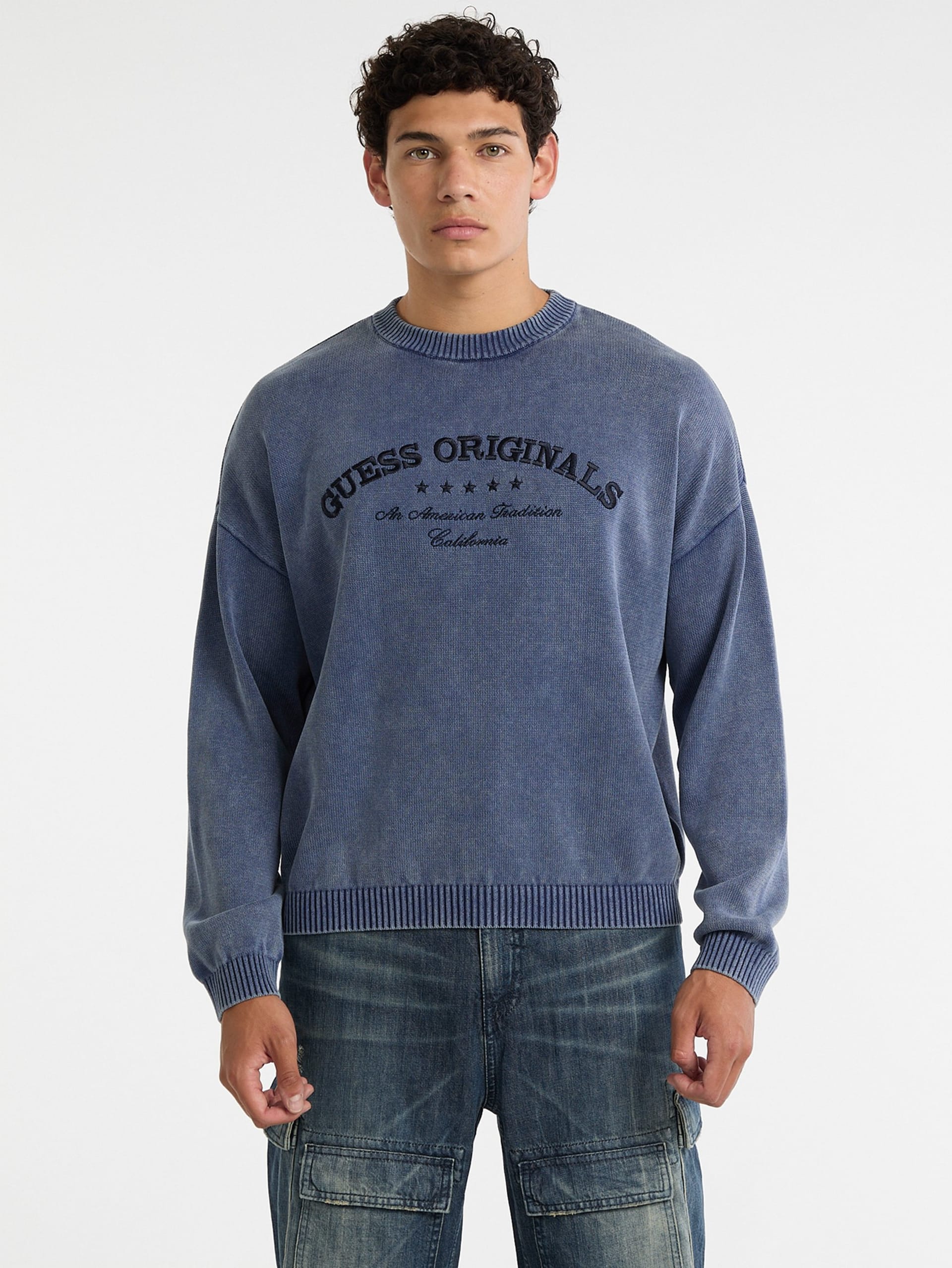 Suéter GUESS Originals Eco Boxy Logo