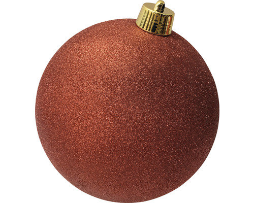 Grote XXL kerstbal Lafiora Ø 30 cm rood glitter