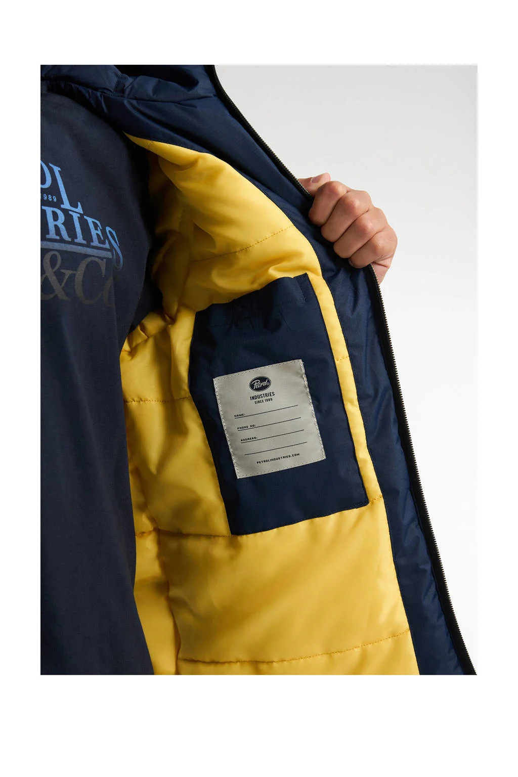 Petrol Industries winterjas marine