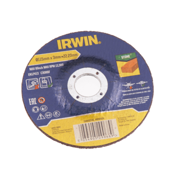 Irwin haakse slijper doorslijpschijven voor steen - 6 stuks -  Ø115 x 3 mm