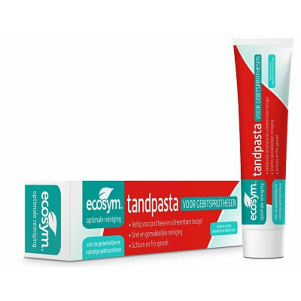 3x Ecosym Tandpasta Gebitsprothesen75 ml