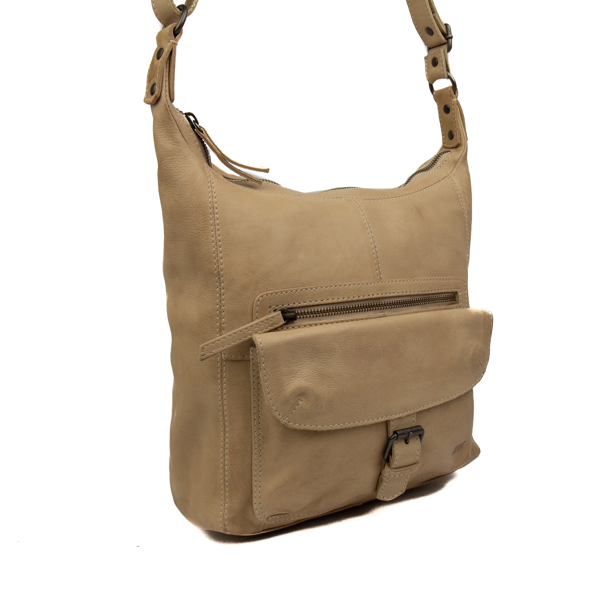 Schoudertas 'Anna' beige Beige