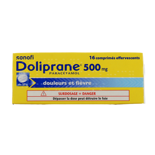 Doliprane 500 mg - Dès 27kg