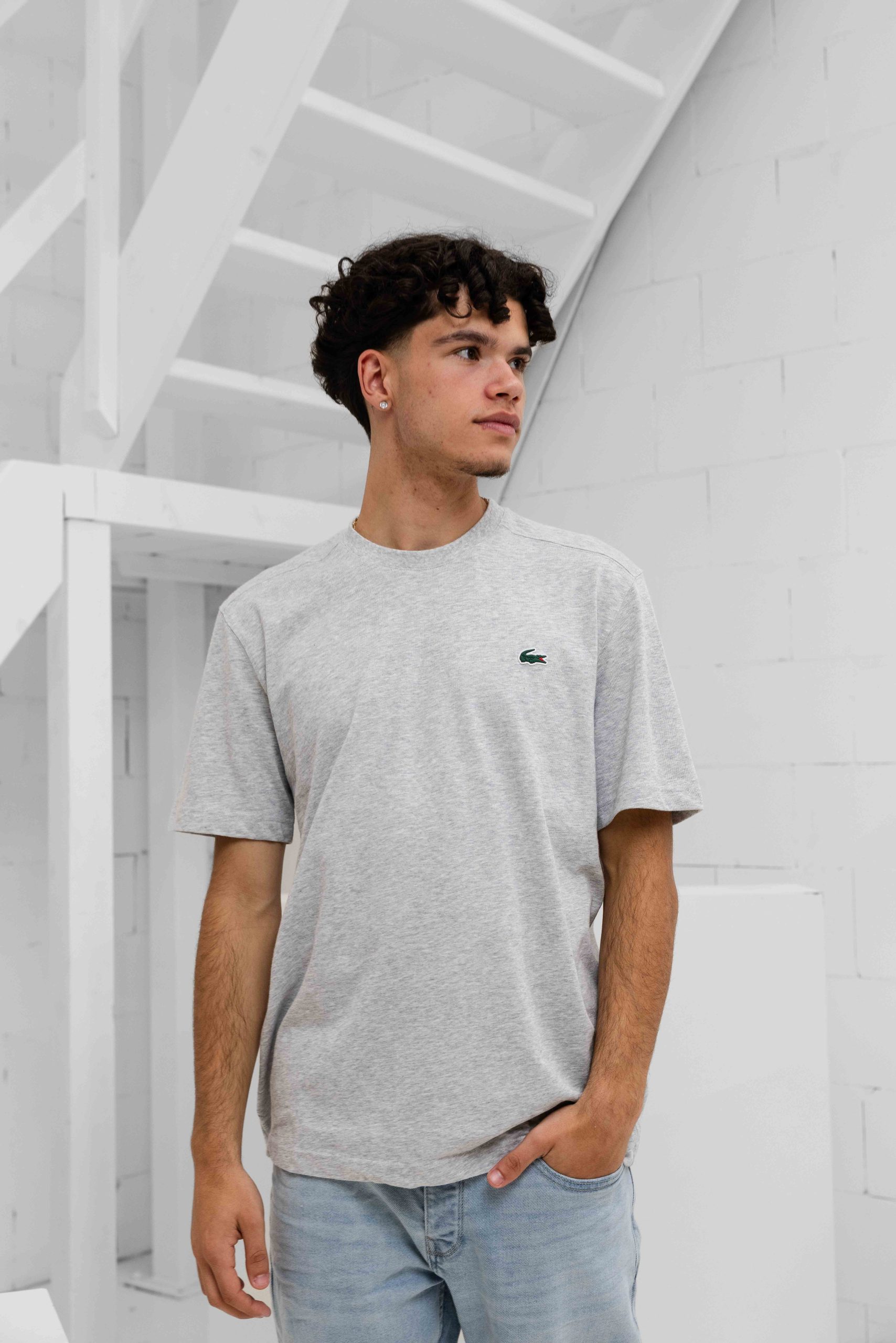 Lacoste Sport T-Shirt Heren Grijs