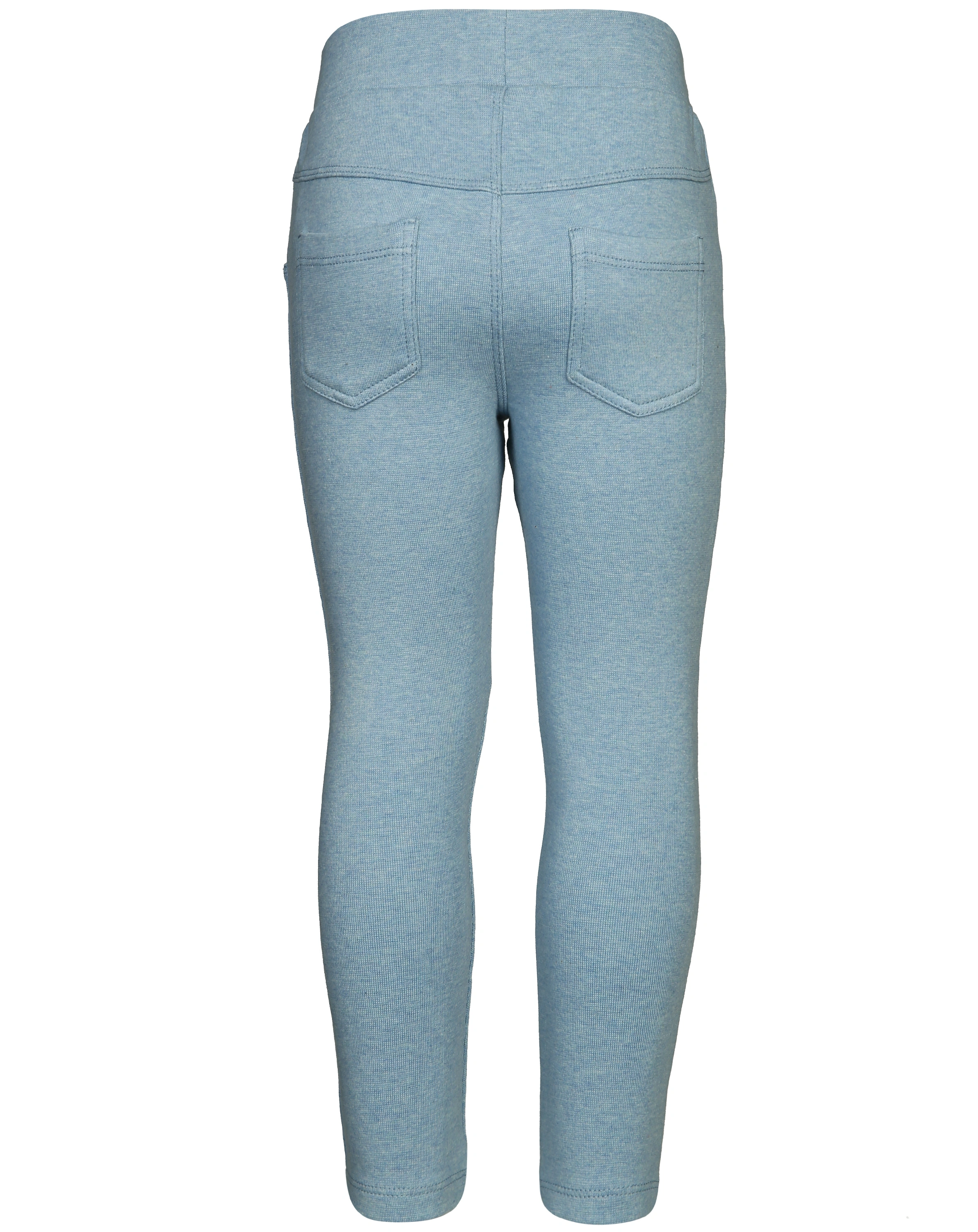 Leggings POCKETS meliert in hellblau