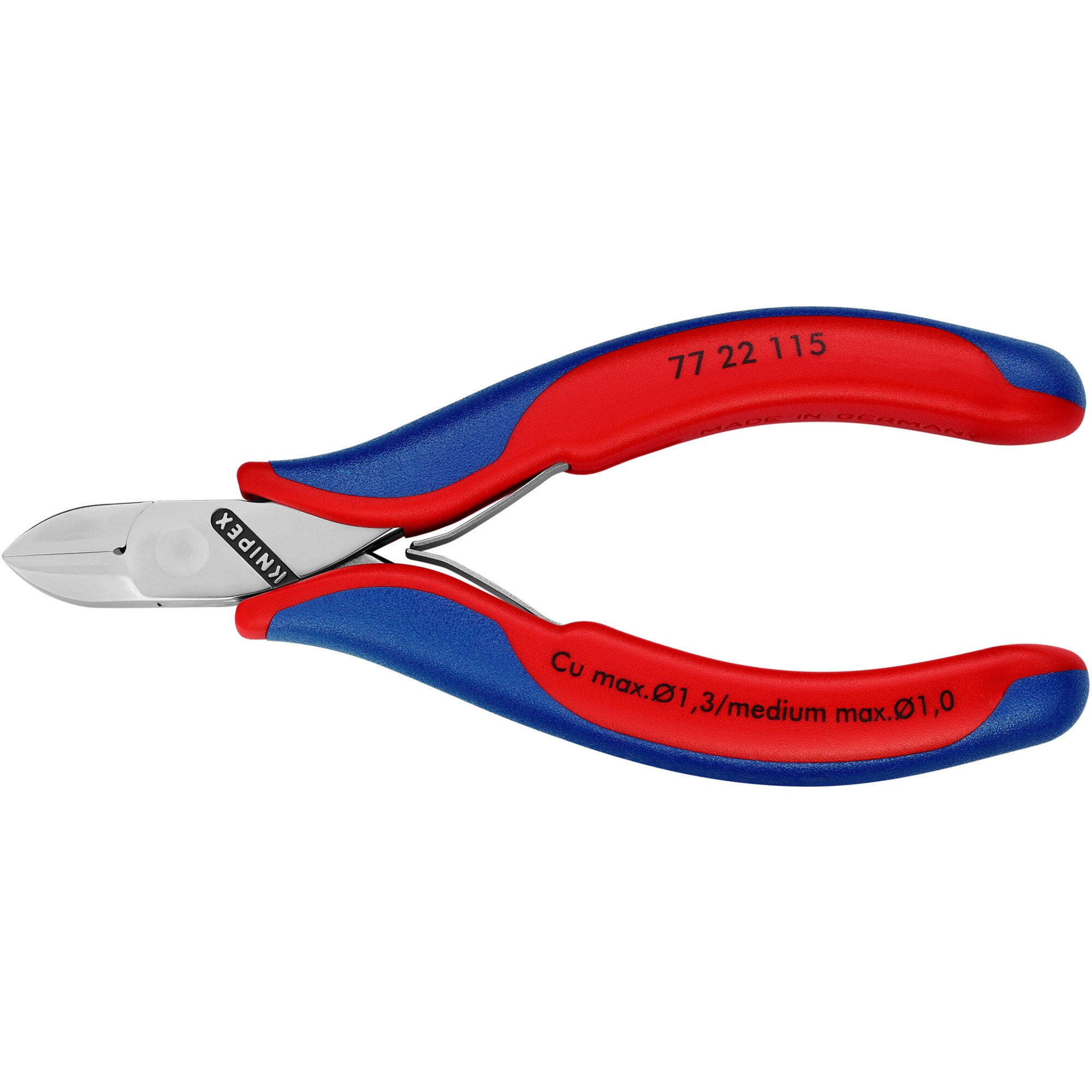 Knipex Schneid-Zange Elektronik-Seitenschneider 7722115