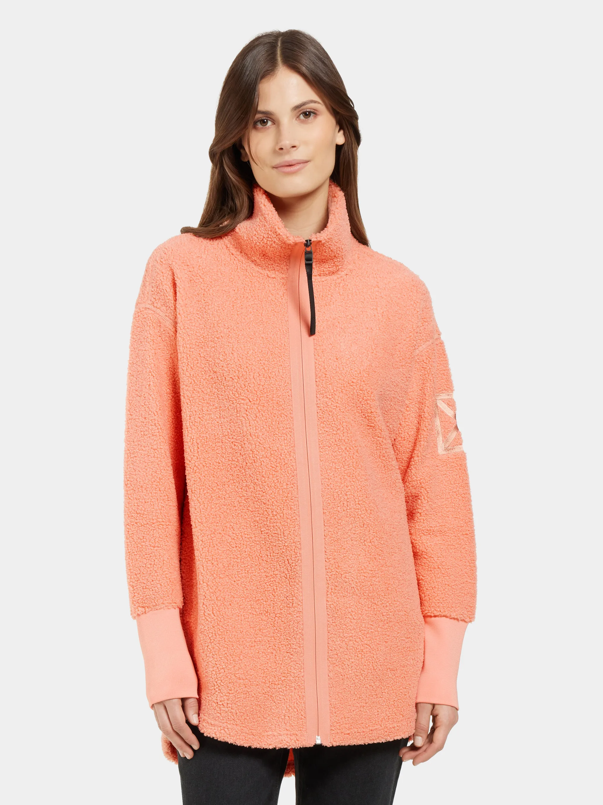 Didriksons Women's Sally Full Zip 2 Clay Pink