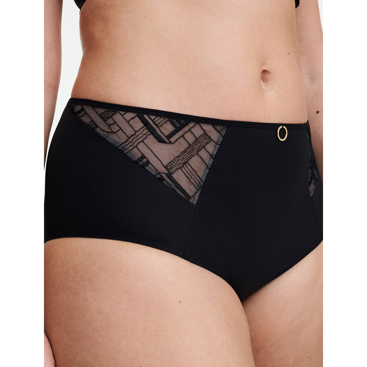 CHANTELLE<br>Calcinha modeladora, cintura alta, estampa Graphic Allure