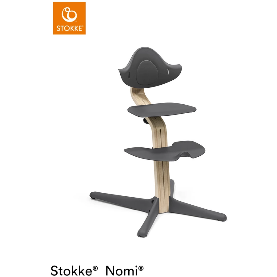 STOKKE® Nomi® Hochstuhl Buche natur  anthrazit