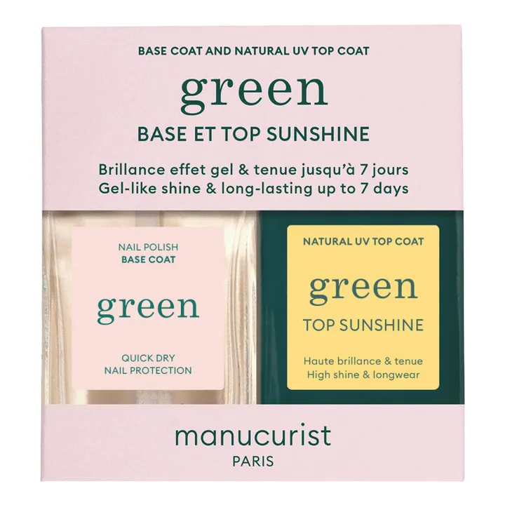 Manucurist Coffret duo de vernis - Base coat + top coat sunshine