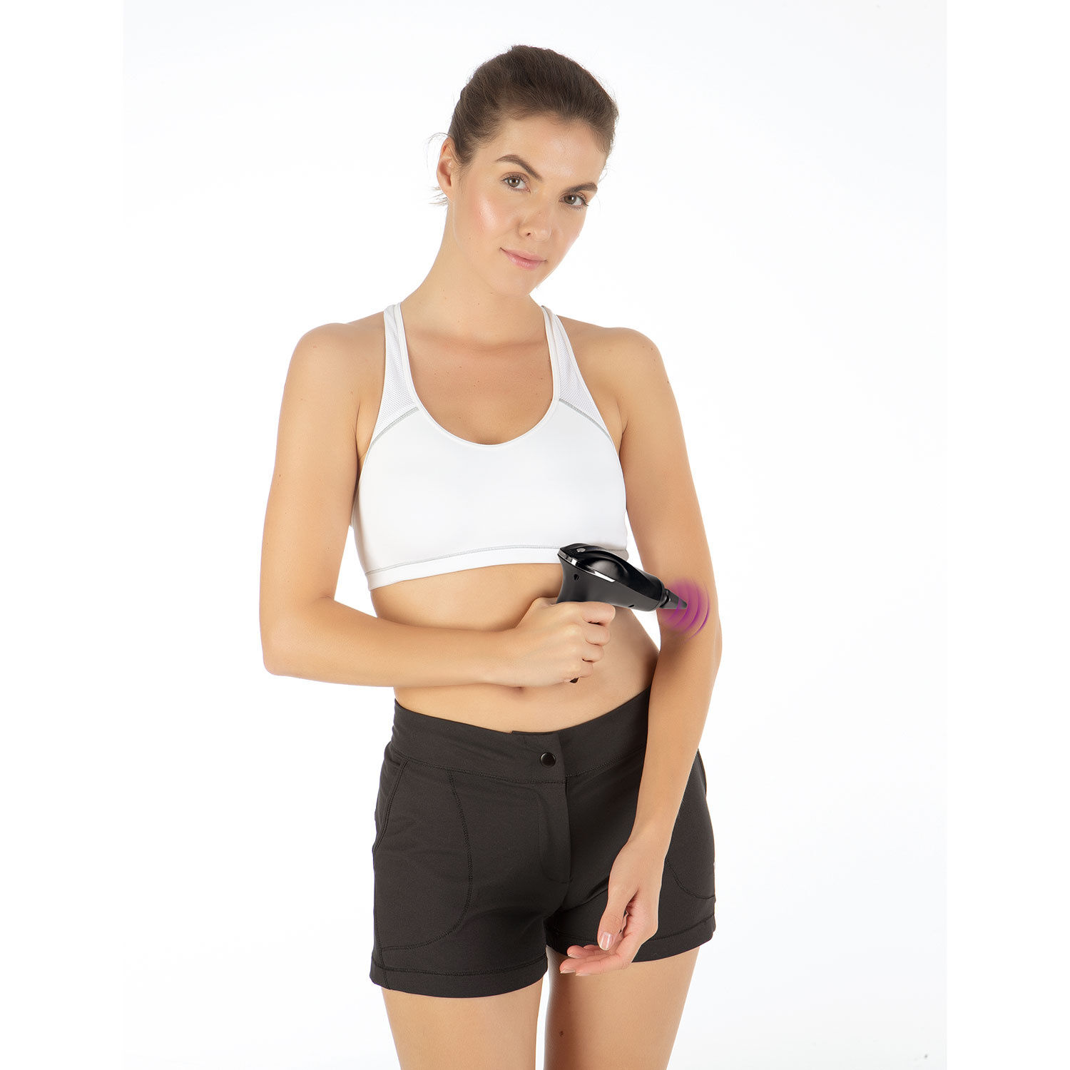 Vitalmaxx Mini Massage Pistole mit Dual-Kugelaufsatz