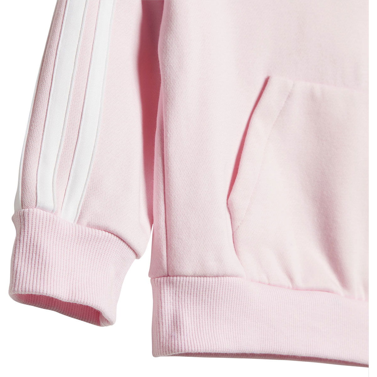 adidas 3-Stripes FL Hood Joggingsæt Børn