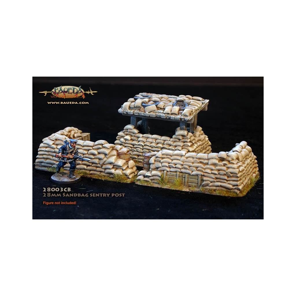 28mm Sandbag Sentry Post