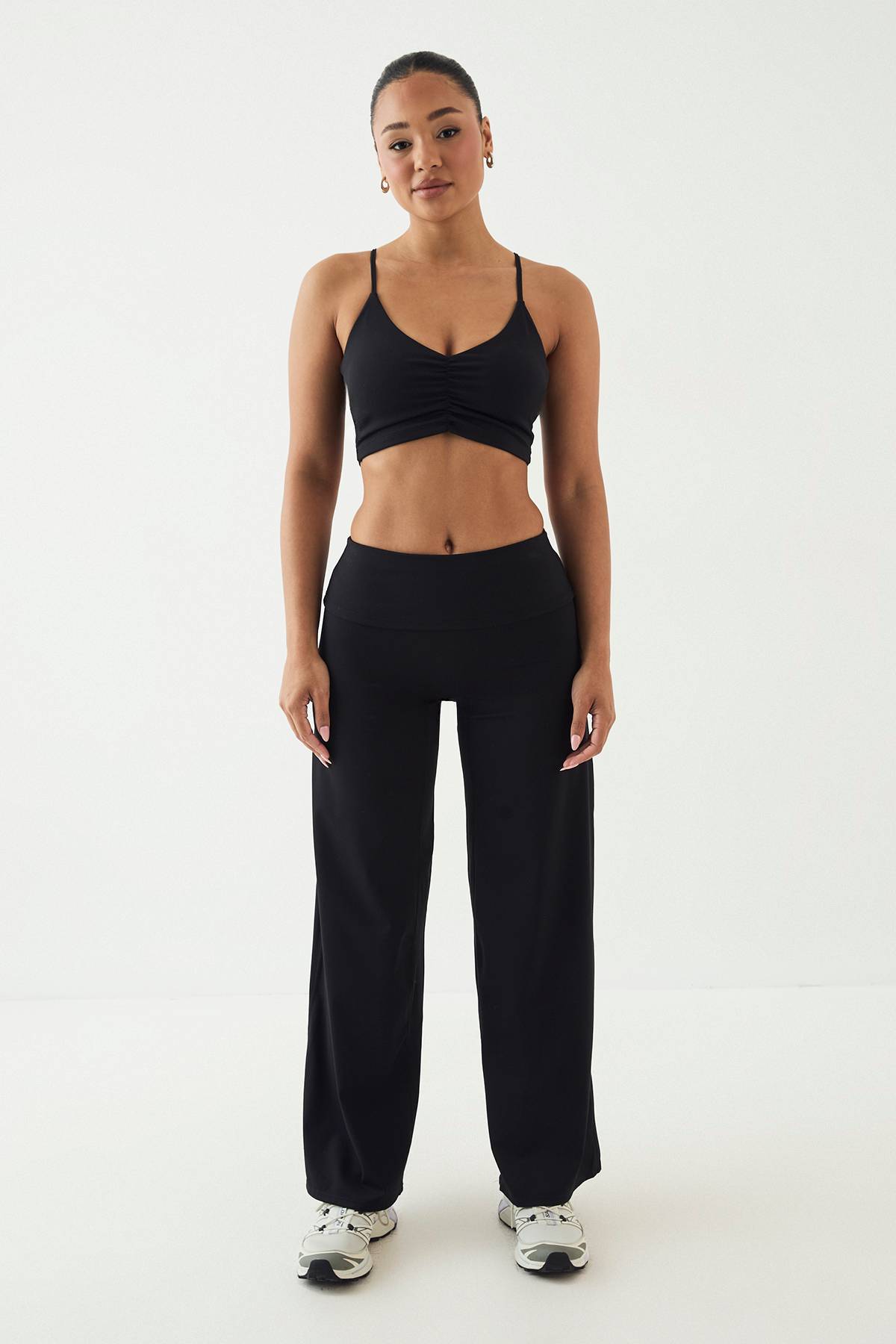 Pantalon de Yoga DSGN Studio Ultra Sculpt Taille Pliable Coupe Droite