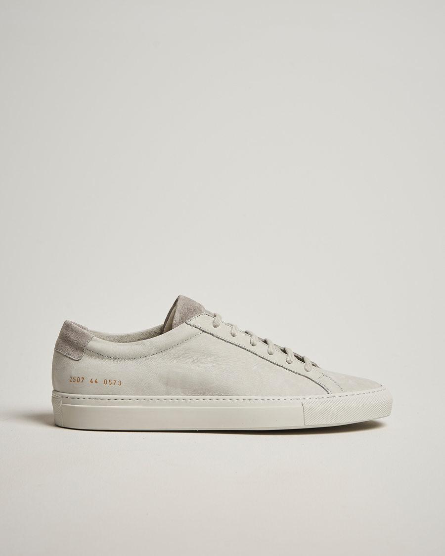 Common Projects Original Achilles Nubuck Sneaker Light Grey