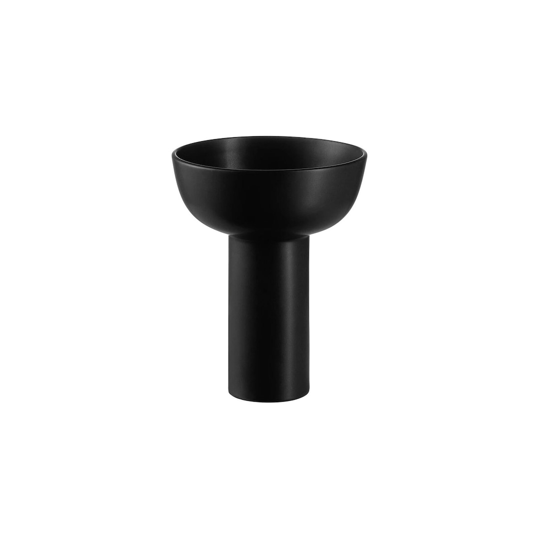 blomus Vase MYABI schwarz 17 cm