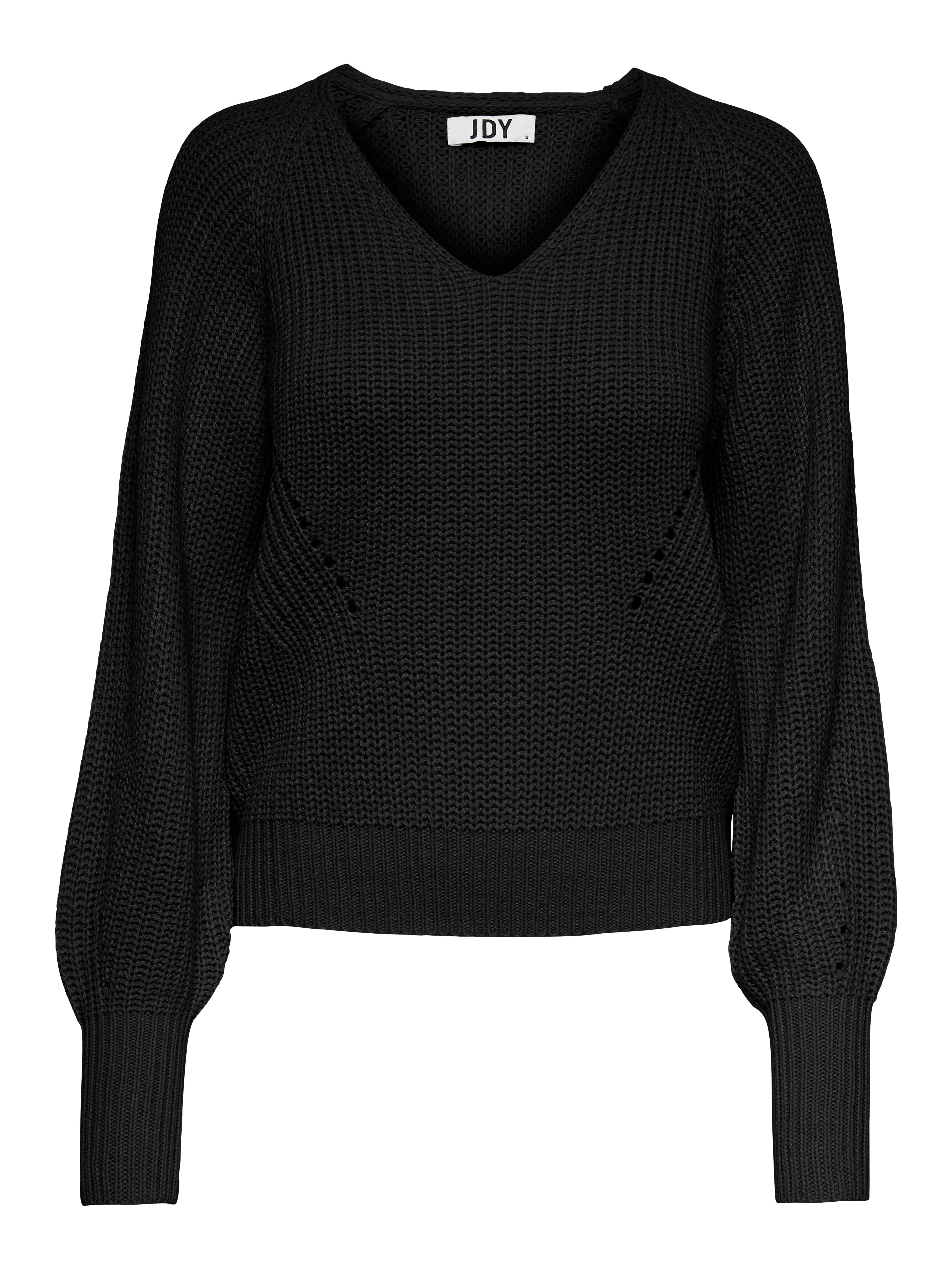 JDYJUSTY Strickpullover Black