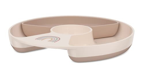 MEPAL Kinderteller mit unterteilung mio - sunshine & rainbow