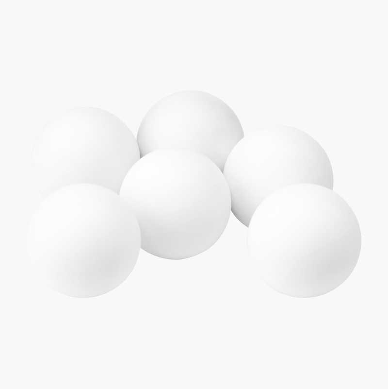 Bordtennisballer, 6-pakning