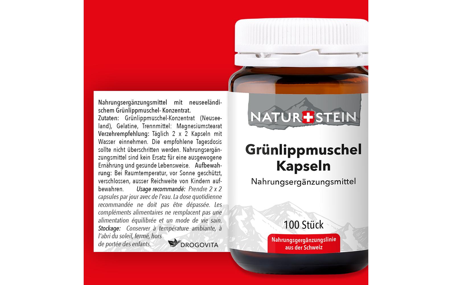 Grünlippmuschel Kapseln 100 StückNahrungsergänzungsmittel