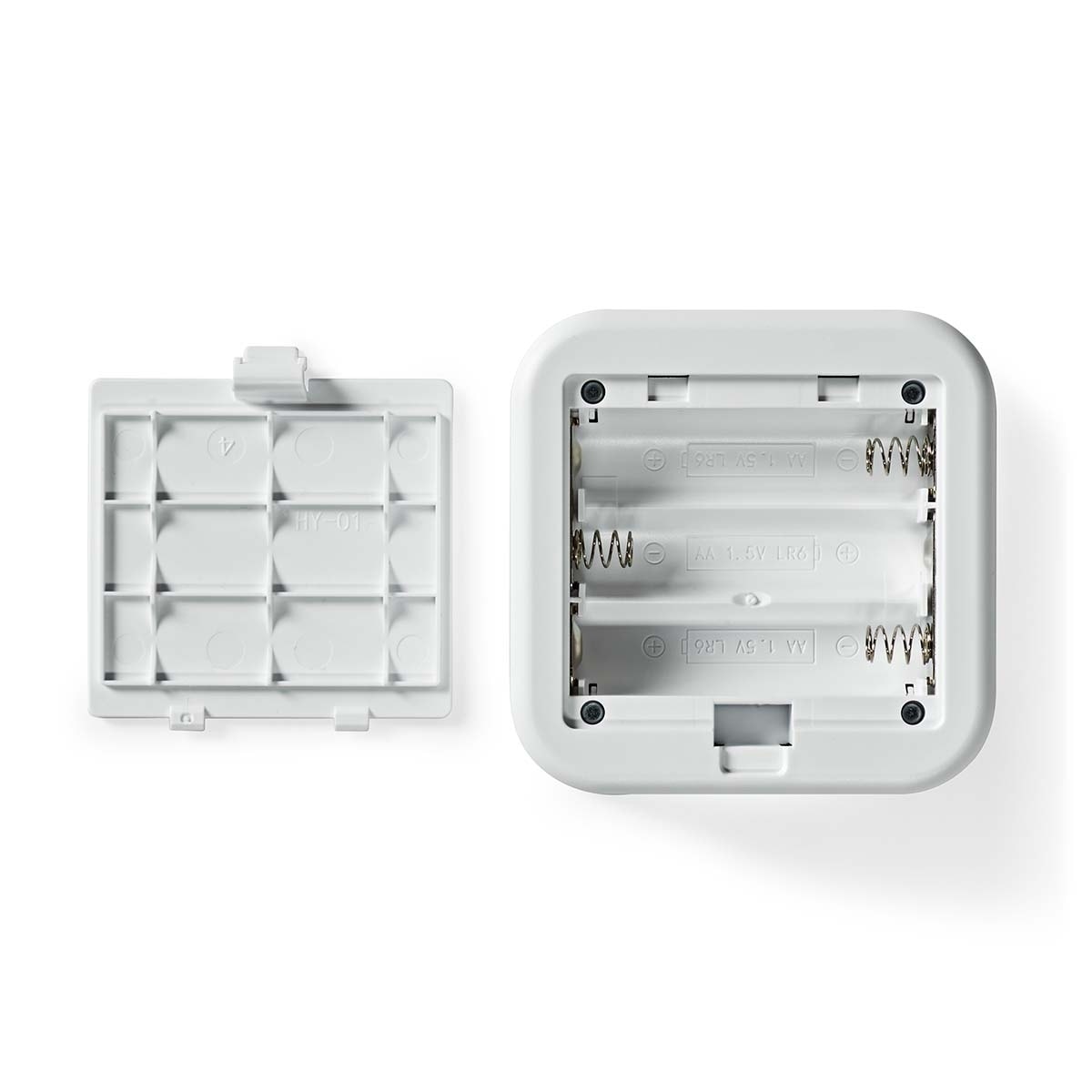 Nedis SmartLife-Klokke | 433 MHz | Tilbehør til: WIFICDP10GY / WIFICDP30WT / WIFICDP40CWT | Batteri drevet / USB-Strøm | 4 Lyder | 4.5 V DC / 5 V DC | Justerbar volum | Hvit