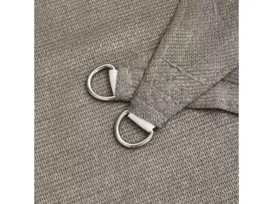 Voile d'ombrage 160 g/m² rectangulaire gris clair 3x4,5 m PEHD
