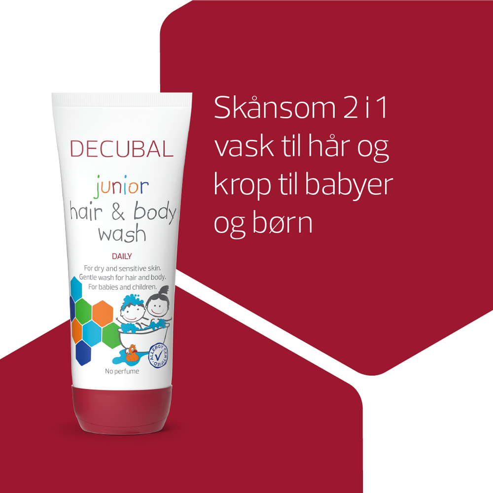Decubal Junior Hair & Body Wash - 200 ml.