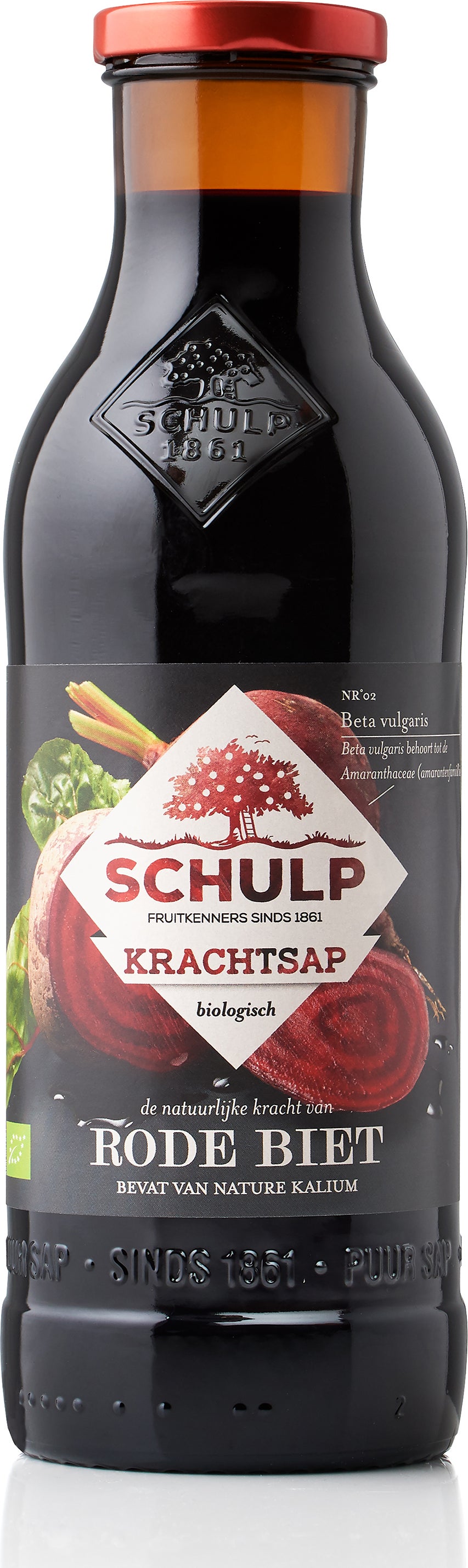 Schulp bio rode bietensap 750 ml