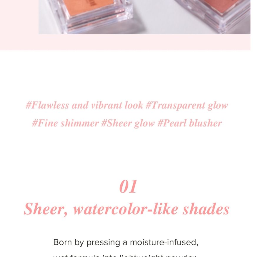 Glint - Baked Blush - 9 kleuren