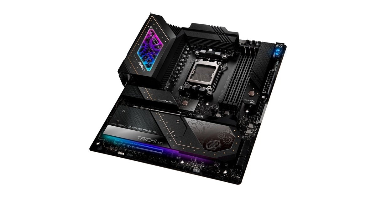 ASRockX870E Taichi socket AM5 moederbord  (RAID, 5 Gb-LAN, WLAN, BT, E-ATX)