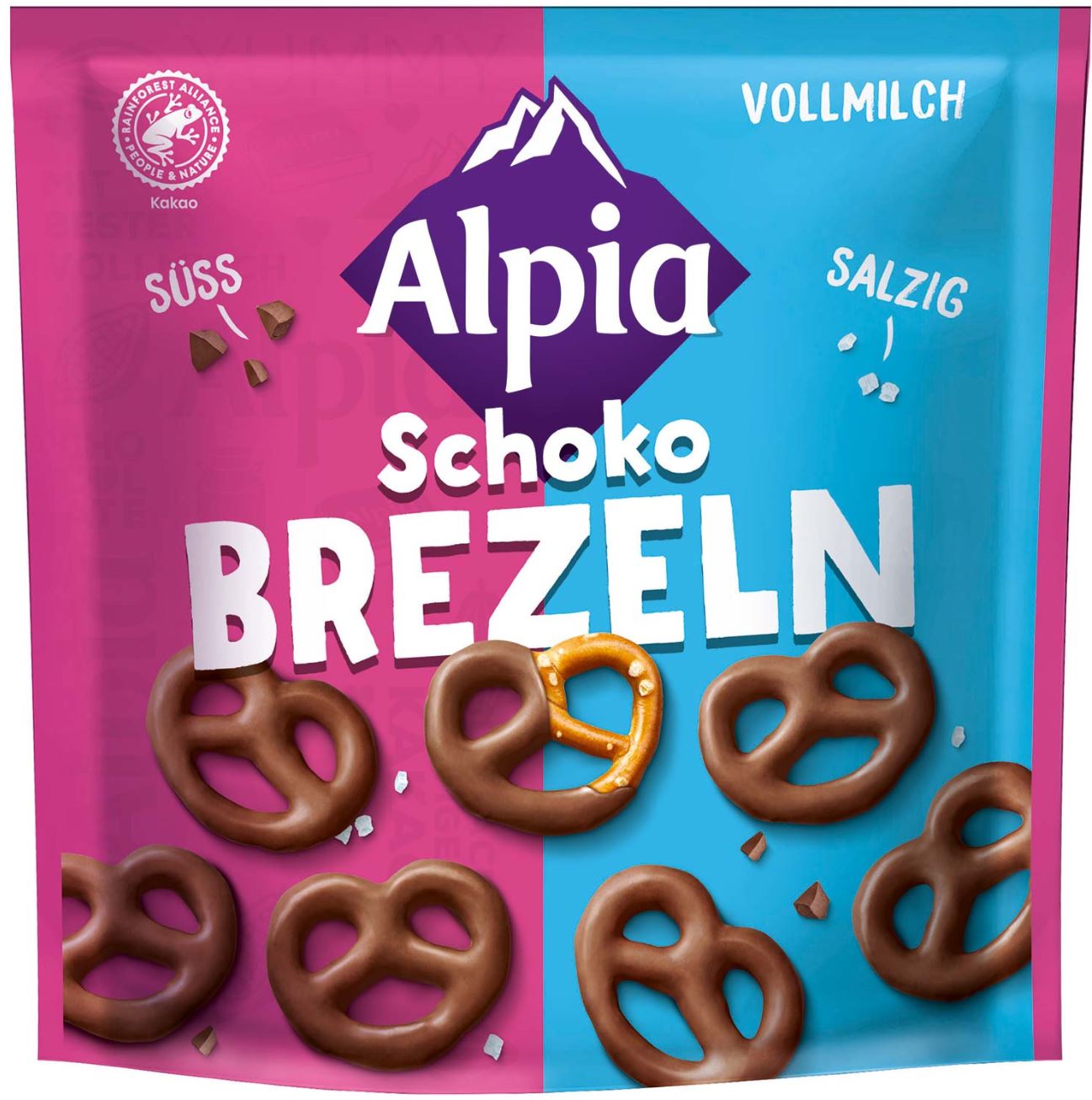 Alpia Schoko Brezeln Vollmilch 140g MHD:25.9.25
