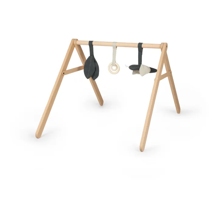 Nobodinoz Arche d'éveil en bois et ses jouets - Lin français