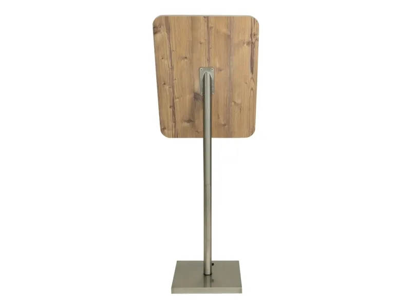 Securit® GLASS STAR Informationsdisplay 125 til 4xA4, eg - komplet kit