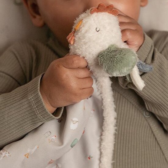 Little Farm Doudou Poule   Vert        de               Little Dutch