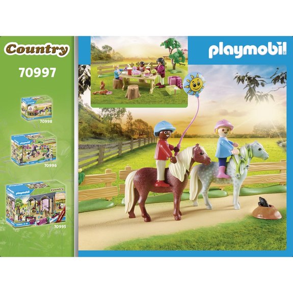 Décoration de fête avec poneys - Playmobil Country 70995