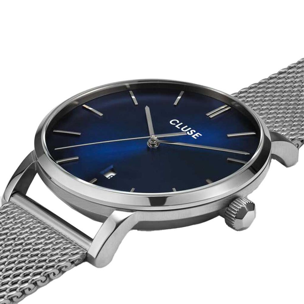 Coffret Montre Cluse Aravis Bleu Fumé