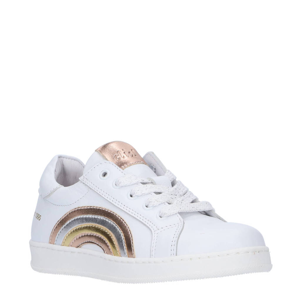 Clic! leren sneakers wit