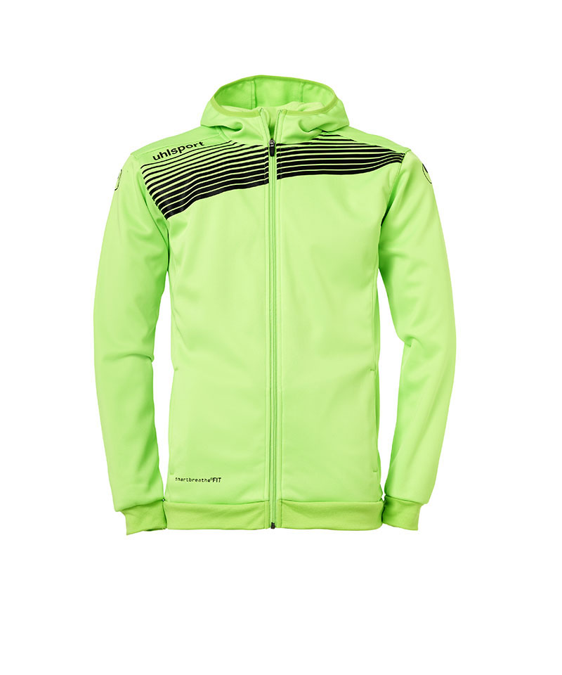 uhlsport Liga 2.0 Kapuzenjacke Grün Schwarz F05