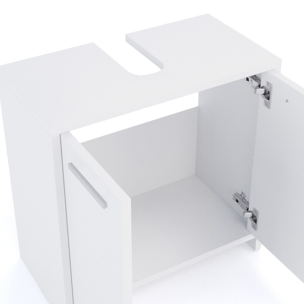 Vicco Waschbeckenunterschrank Unterschrank Badschrank Kiko Weiß Waschtisch