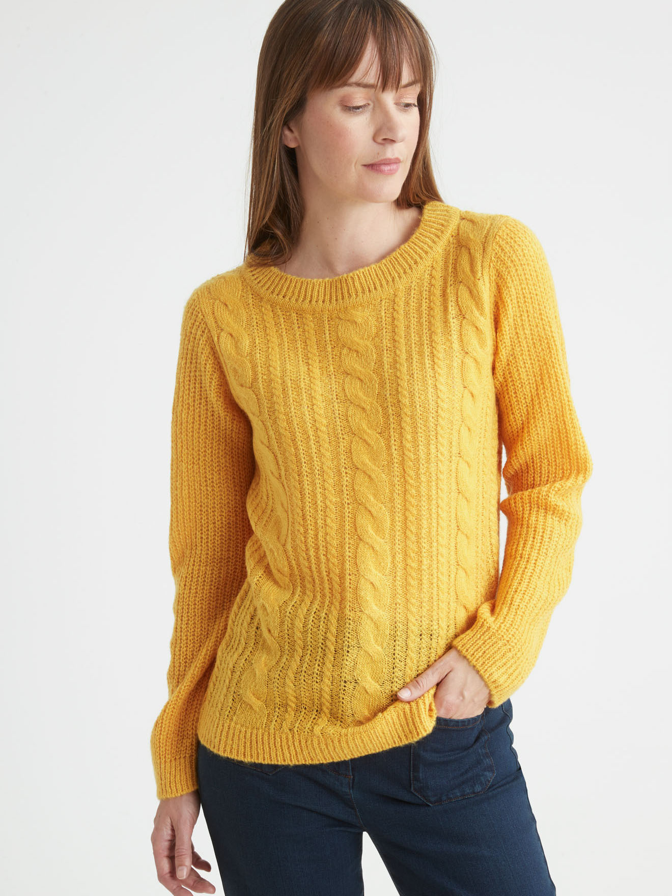 Pull  torsadé forme loose