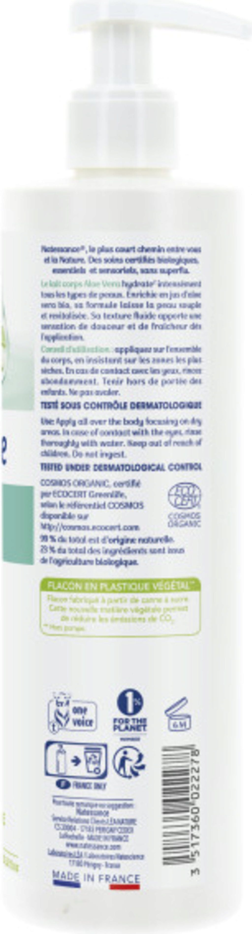 Natessance  Körpermilch Aloe Vera, 400 ml